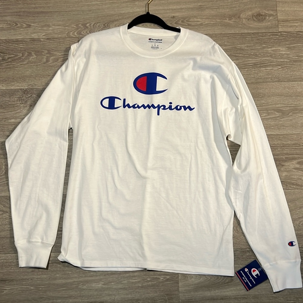 Champion LS Logo Tee